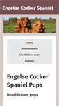 Mobile Screenshot of engelse-cocker-spaniel-pups.be